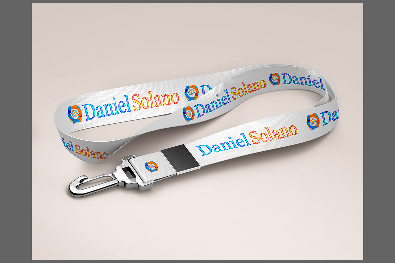 Mockup en Colgante de tela